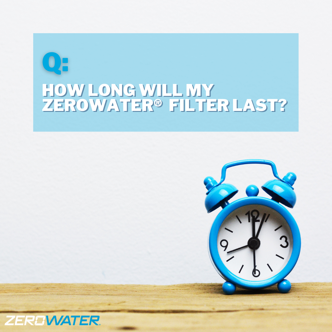 How long will my zerowater filter last? | ZeroWater Water Filter