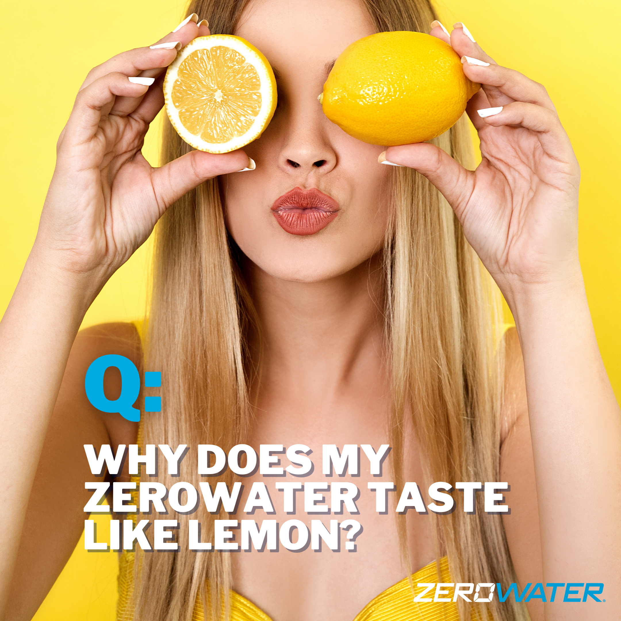 Why Does ZeroWater Taste Like Lemon Graphic | ZeroWater Water Filter