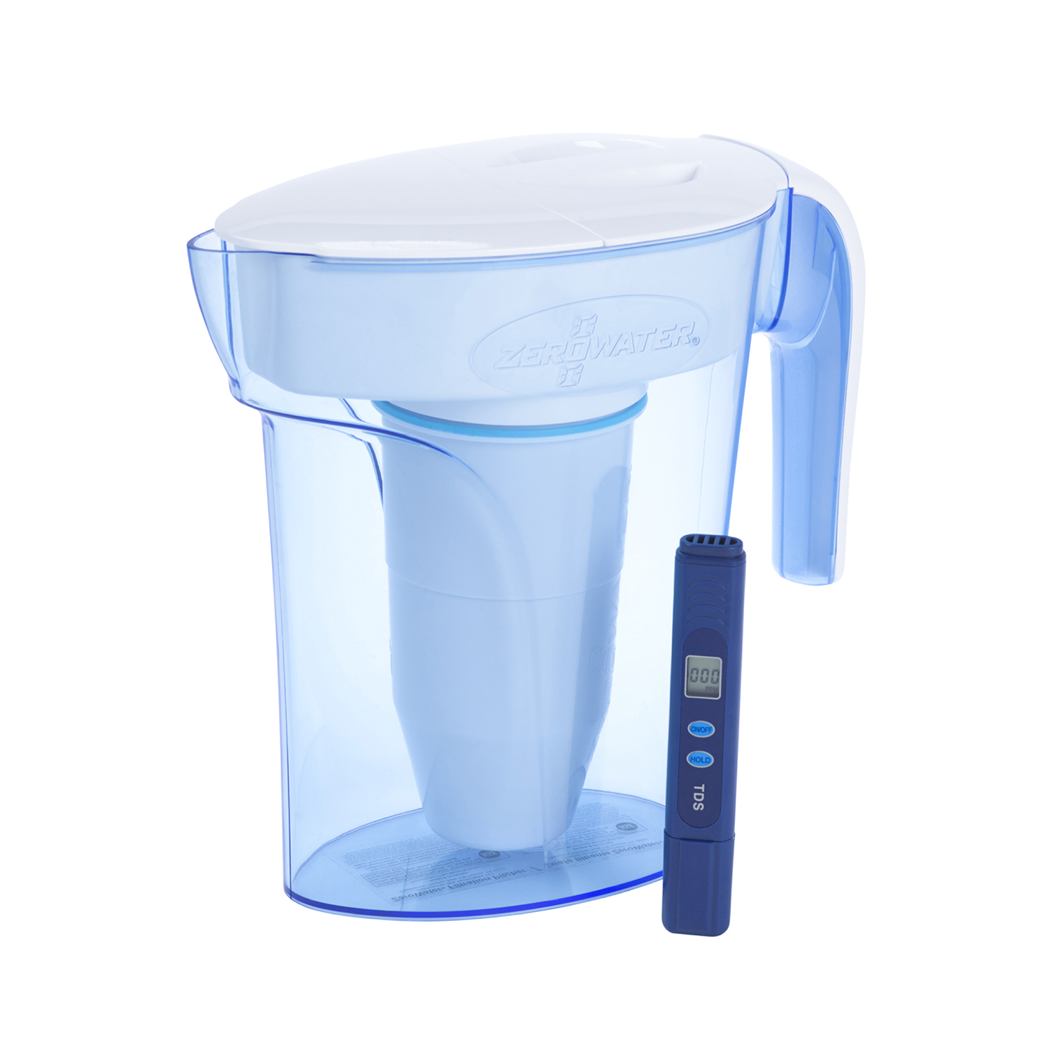 7 cup ready pour pitcher with tds meter