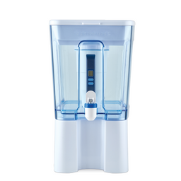 52 cup ready read dispenser front view with tds meter and spigot