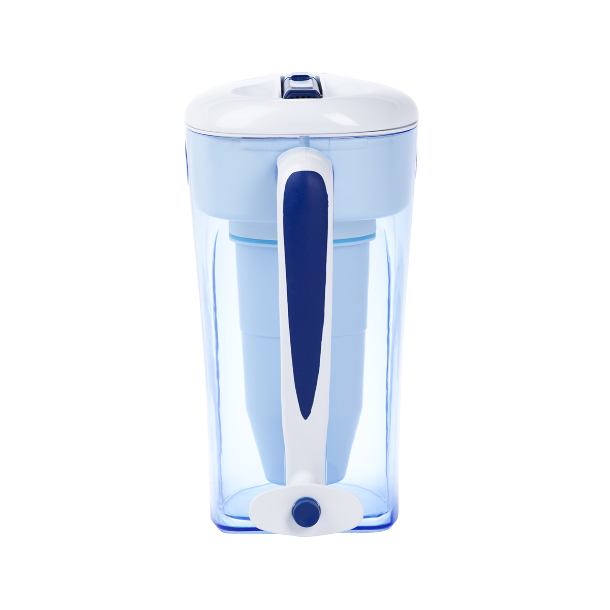 12 cup ready pour pitcher rear view with handle